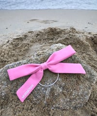 Image 1 of BERNADETTE BOW · pink denim