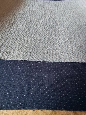 Image of TF 184 Woven cloth, Two tone Navy / Light Grey x 44.5 metre roll