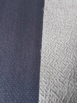 Image of TF 184 & TF 194 Woven cloth, Two tone Navy / Light Grey x 70 metres