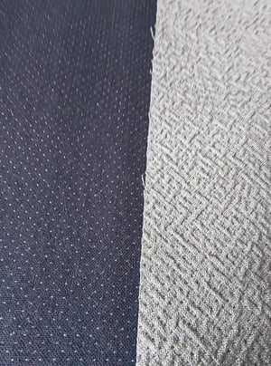 Image of TF 184 Woven cloth, Two tone Navy / Light Grey x 44.5 metre roll