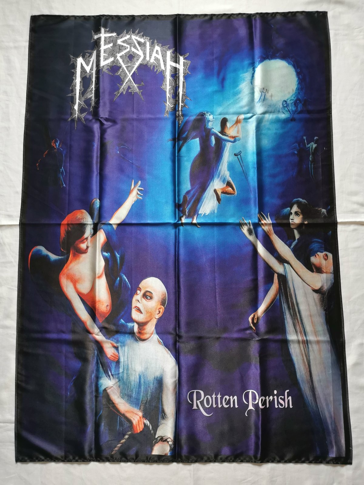 MESSIAH - Rotten perish Flag (cloth poster Banner tapestry) Thrash