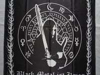 Image 3 of NARGAROTH - Black Metal ist krieg Flag (cloth poster Banner tapestry) Black metal