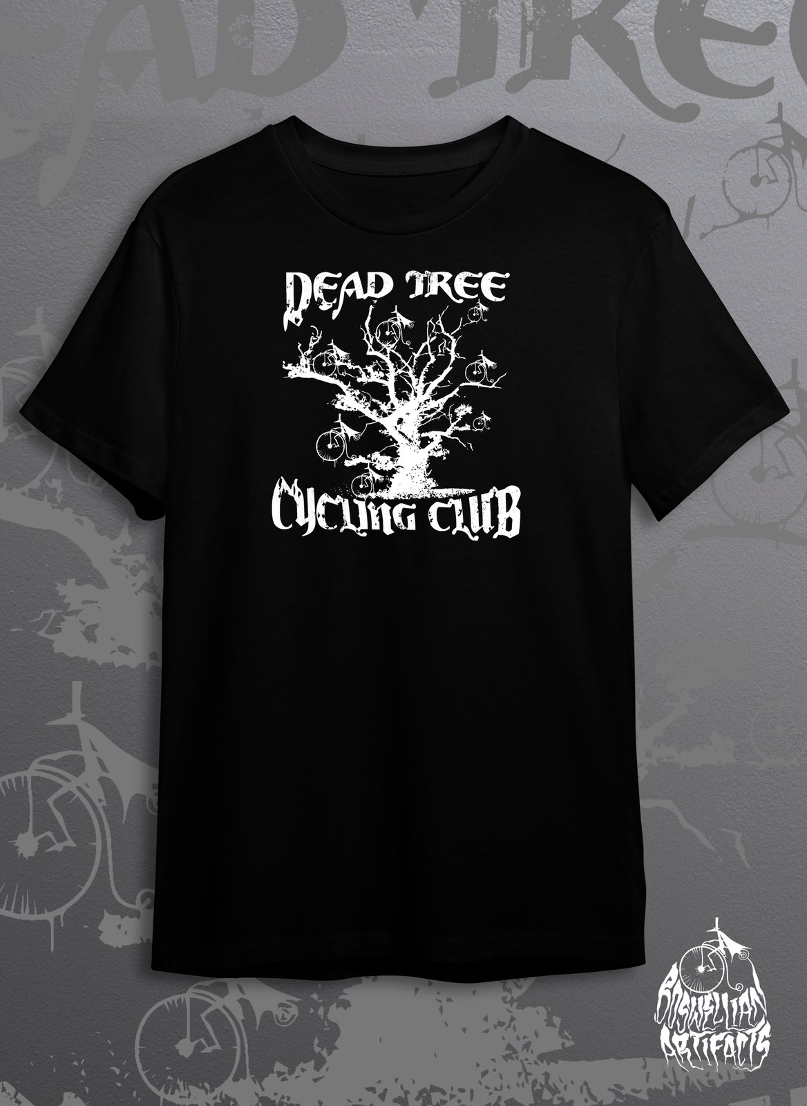 Dead Tree Cycling Club T shirt | Boswellian Artifacts