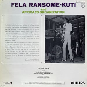 Fela Ransome-Kuti And Africa 70 Organization – Everything Scatter (Philips – 9286 434 - 1976)