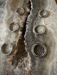 Image 2 of SIMPLE HOOP EARRINGS 
