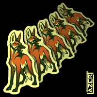 Image 1 of Maned Wolf - Stickers