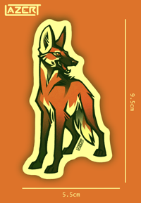 Image 2 of Maned Wolf - Stickers