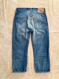 Image 4 of LEVI'S VINTAGE CLOTHING (LVC) DISTRESSED 1947 501XX BIG-E JEANS (2)