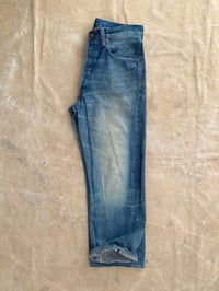 Image 3 of LEVI'S VINTAGE CLOTHING (LVC) DISTRESSED 1947 501XX BIG-E JEANS (2)