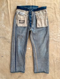 Image 5 of LEVI'S VINTAGE CLOTHING (LVC) DISTRESSED 1947 501XX BIG-E JEANS (2)