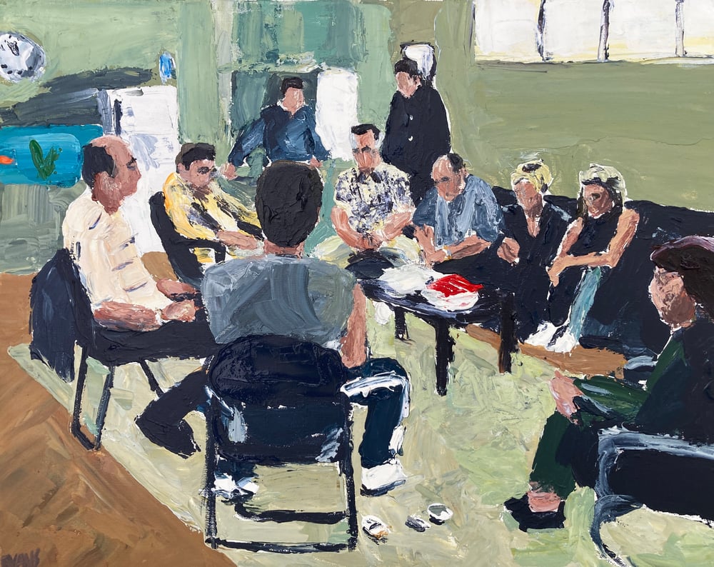 Image of Christopher’s intervention original painting 