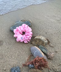 Image 3 of CHLOE SCRUNCHIE · pink satin