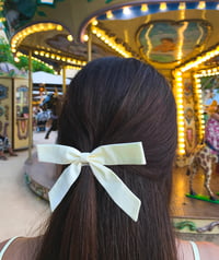 Image 4 of BERNADETTE BOW · pastel yellow
