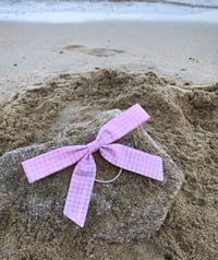 Image 1 of BERNADETTE BOW · pink vichy