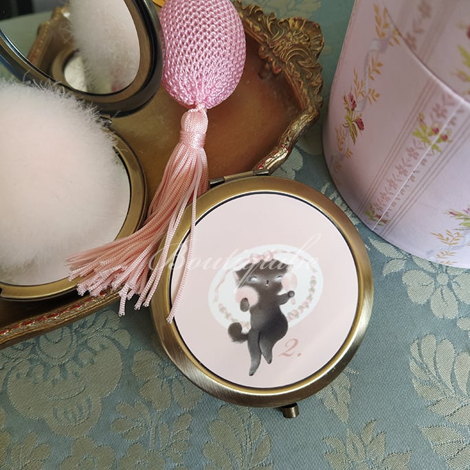 Image of  Compact Mirror "La Poudre Boutiqiabe"