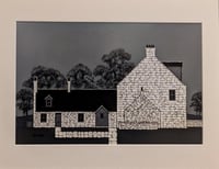 Image 3 of The Mains Farmhouse, white mount - side