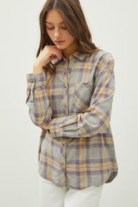 Image 2 of FLANNEL SHIRT - PLAID PATTERN