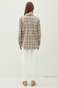 Image 4 of FLANNEL SHIRT - PLAID PATTERN