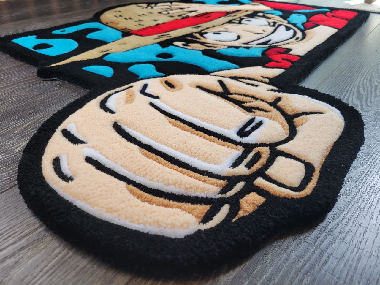 Luffy from One Piece Handmade 3D Rug | Pure Tuft