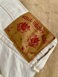 Image 9 of FULL COUNT 1108EC - ECRU SELVEDGE DENIM