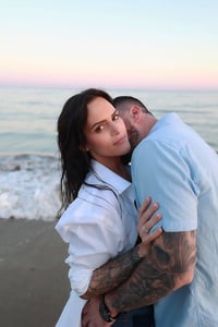 Image 1 of 2025 Date night couples beach/lake session!!! EPIC photos in and out of the water 