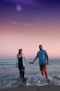 Image 5 of 2025 Date night couples beach/lake session!!! EPIC photos in and out of the water 