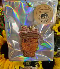 Image 2 of To go cup car freshie - 3" tres leches cheesecake 