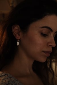 Image 4 of Baguette & Butter Earrings
