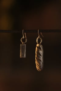 Image 2 of Baguette & Butter Earrings