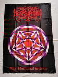 Image 1 of NECROPHOBIC - The nocturnal silence Flag (cloth poster Banner tapestry) Death metal