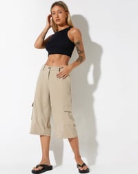 Ruccn Short in Soft Tailoring Tan