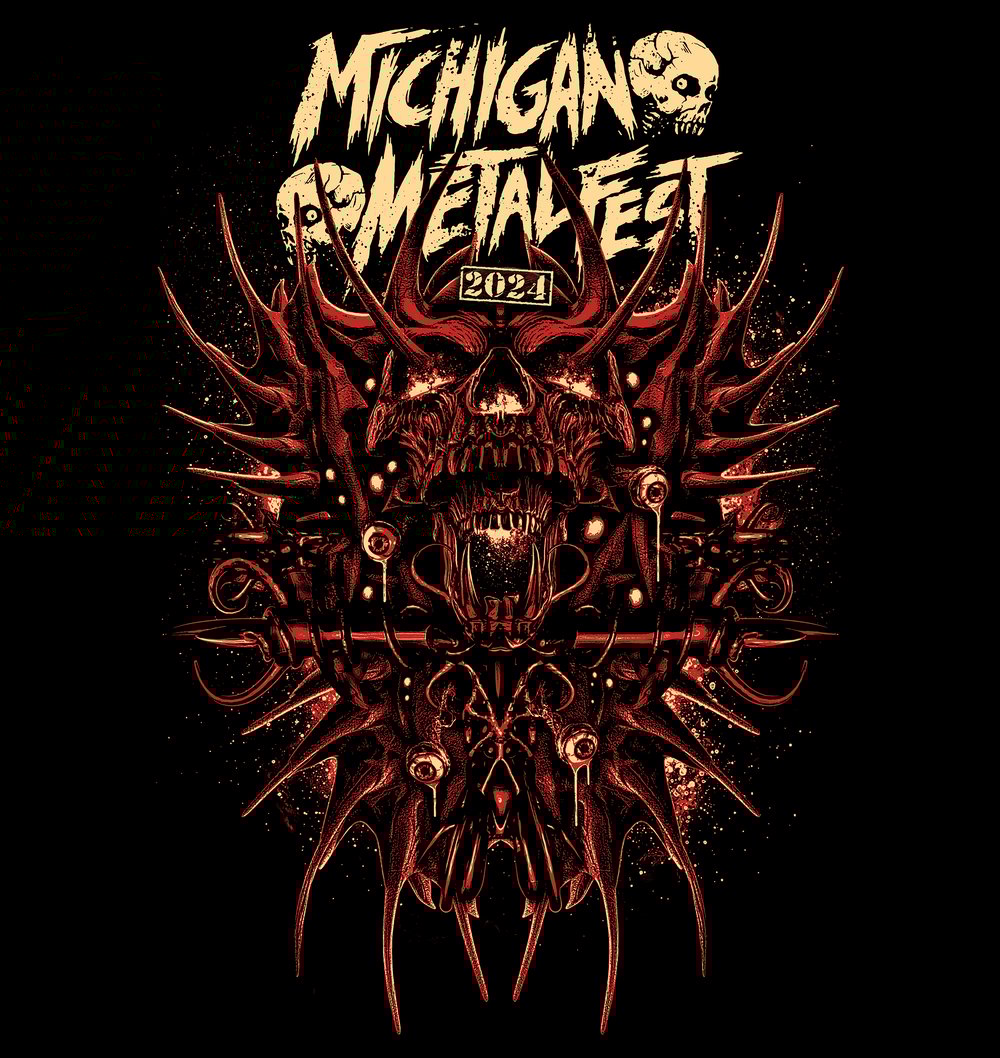 2024 Michigan Metal Fest T-shirt!!! 