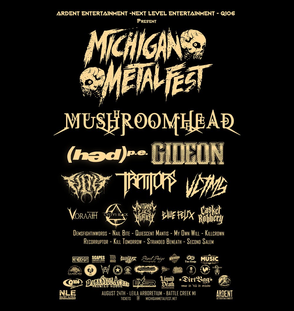 2024 Michigan Metal Fest T-shirt!!! 