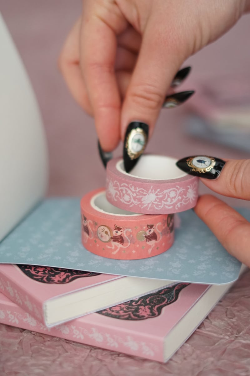 Coraline Washi Tapes: Jumping Mice and Beetles Pattern