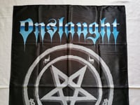 Image 2 of ONSLAUGHT - The Force Flag (cloth poster Banner tapestry) Thrash metal