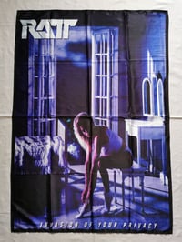 Image 1 of RATT - Invasion of your privacy Flag (cloth poster Banner tapestry) Heavy metal Glam