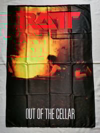 Image 1 of RATT - Out of cellar Flag (cloth poster Banner tapestry) Heavy Glam metal