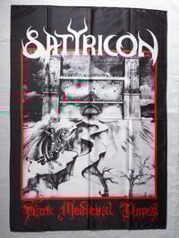 Image 1 of SATYRICON - Dark medieval times Flag (cloth poster Banner tapestry) Black metal Burzum Darkthrone