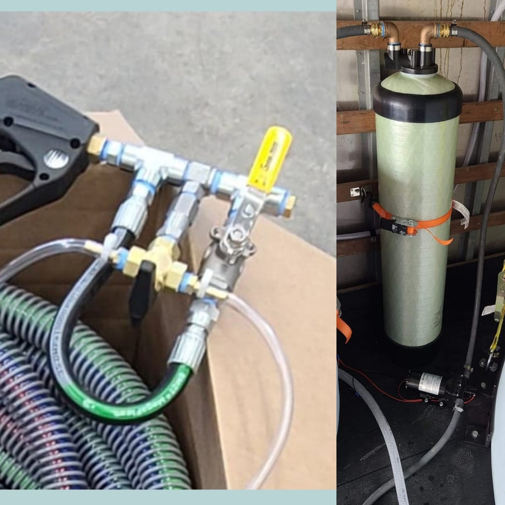 Image of 2 step wash gun with a bypass