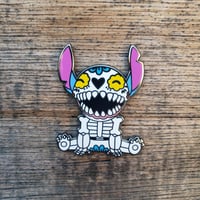 Stitch Calavera Enamel Pin