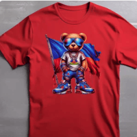 Haitian Swagg Teddy Bear Red