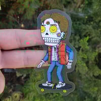 Marty Calavera Clear Vinyl Sticker