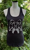 WOLF SKULL RACERBACK TANK