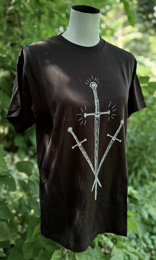 Image of THREE OF SWORDS MENS TEE