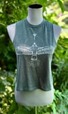 HAWK HEATHERED RACERBACK TANK