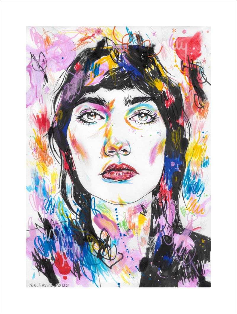 Image of "HOW MANY TIMES HAS SHE TOLD YOU?" - GICLEE PRINT