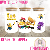 Minions UVDTF cup wrap 