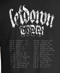 Image 3 of LETDOWN - SUMMER SCHOOL TOUR Shirt With Dates