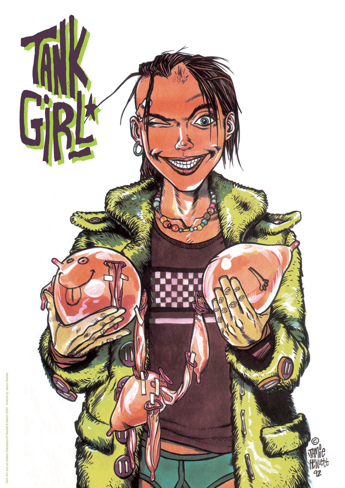 激レア JAMIE HEWLETT \"TANK GIRL\" 1995s Tank Girl # 1 CGC 9.6 Signature Series SS Signed JAMIE HEWLETT