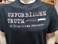 Unforbidden Truth knife T-shirt
